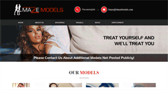 Desktop Screenshot of mazemodels.com